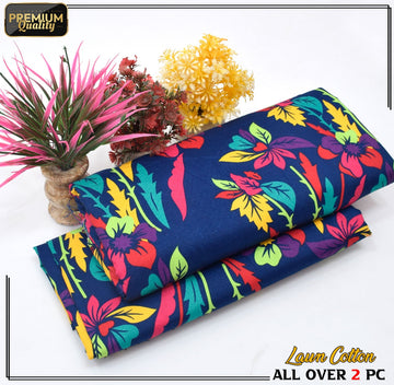 2 Piece Soft | Lightweight & Stylish Printed  Lawn Cotton Suit - BDF#106