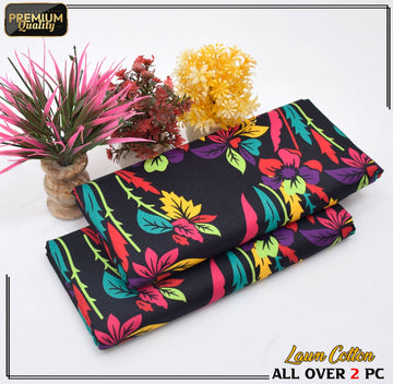2 Piece Soft | Lightweight & Stylish Printed  Lawn Cotton Suit - BDF#127