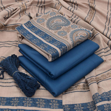 Dhanak 3-Piece With Wool Shawl