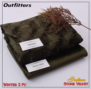 Indan 2-Piece Stone Velvet