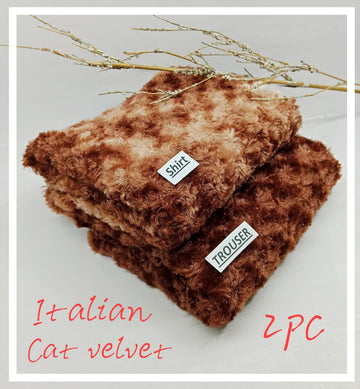 Indan 2-Piece Stone Velvet