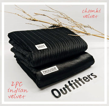 Indan 2-Piece Stone Velvet