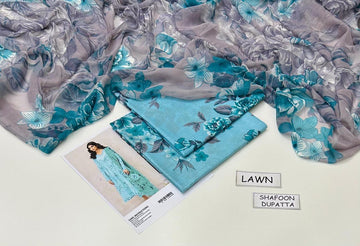 Print lawn 3pc Suit
